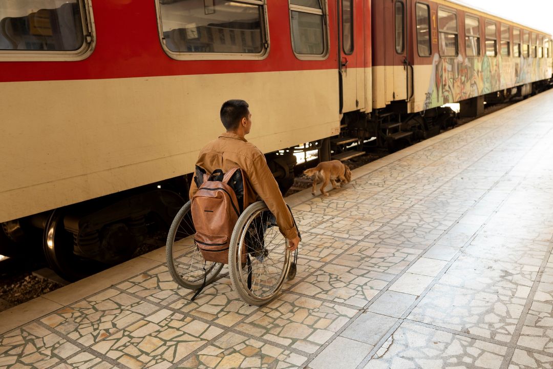 Sale blu per disabili stazione ferroviarie